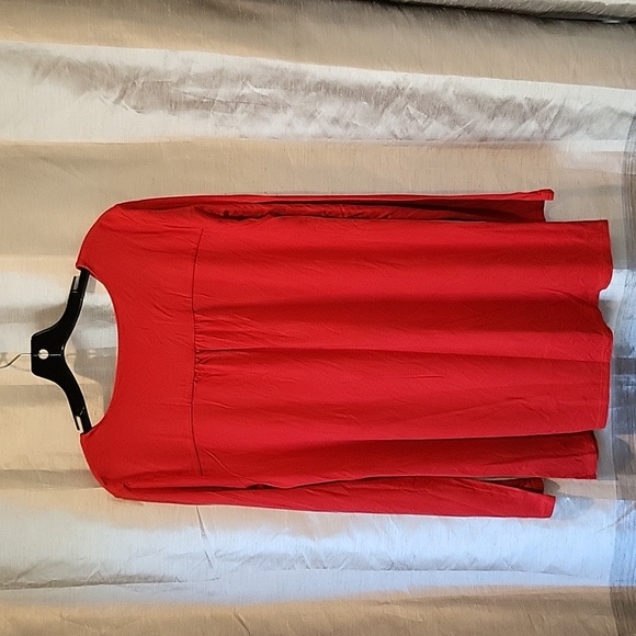 J. Jill Silky Red Blouse - Picture 2 of 11